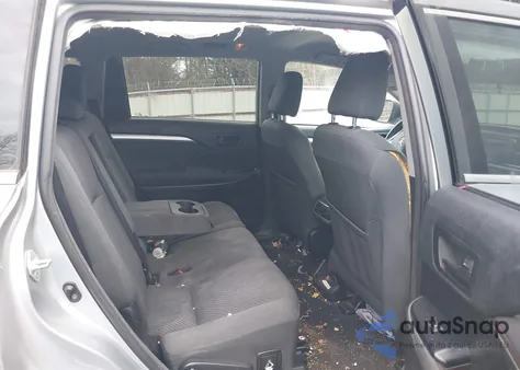 2018 Toyota Highlander Le z USA, uszkodzony, nr VIN 5TDZZRFHXJS240265